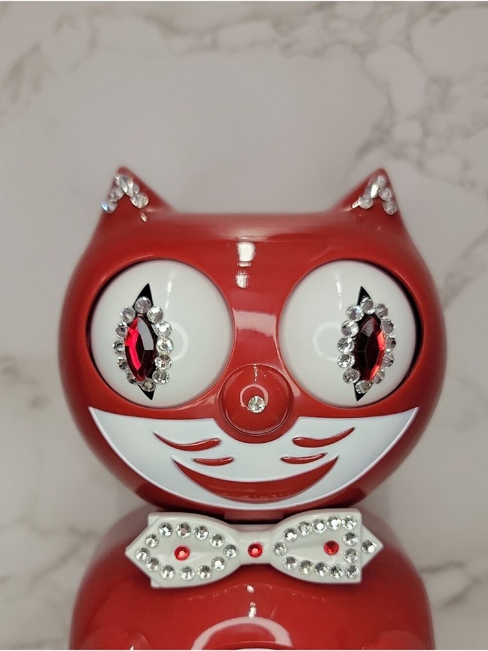 Jeweled Space Cherry Red Kit-Cat Klock clock SUPER RARE
